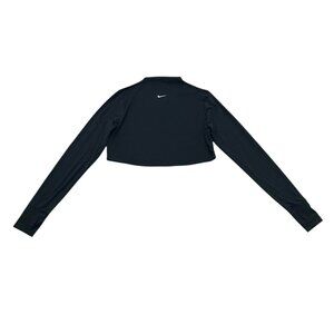 Women’s Nike Cropped Long Sleeve Top Black